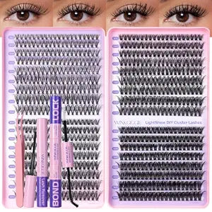 Lash Clusters Kit 700pcs, Eyelash Clusters Kit