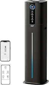 9L Smart Humidifiers for Bedroom Large Room, 2.3Gal Cool Mist Top Fill Diffuser App & Remote Control, 3 Mist Modes, Quiet Humidifier for Home Office Plant