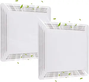 2-Piece S97013576 Bathroom Fan Cover Grille Replacement for Br-oan Nu-tone