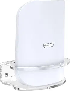 HomeMount Wall Mount Bracket, Custom Fit, for eero Pro 7, 1 Pack-Clear