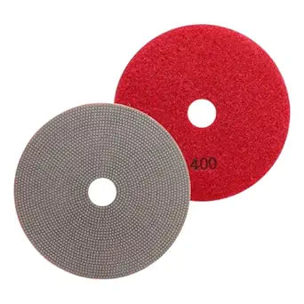 6" Electroplated Diamond Polishing Pads 150mm Sanding Discs Wet Use for Concrete Glass Granite Marble Grinding Tool Grit 400