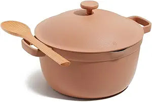 Our Place Perfect Pot | 5.5 Qt Ceramic Pot with Lid & Spatula | Patented 8-in-1, PFAS-Free Nonstick, Non-Toxic Cookware | Induction & Oven-Safe up to 450F | Spice