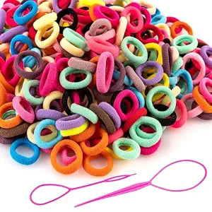 360Pcs Baby Hair Ties, Small No Damage Elastic Hair Bands