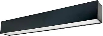 Nora Lighting NLUD-2334B 2 ft Selectable CCT 9-30W & 1058-3527 lm L-LineIndirect & Direct Linear LED - Black