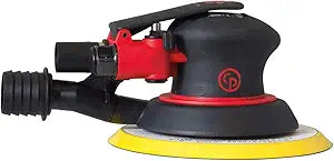 Chicago Pneumatic CP7225 - Air Random Orbital Sander Tool, Home Improvement, Woodworking Tools, Polisher, Rust Removal, Sanding Tool, Non-Vacuum, PSA, 6 Inch (150 mm), 0.28 HP / 210 W - 12000 RPM