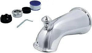 KINGSTON BRASS K1275A1 6-Inch Universal Diverter Tub Spout, Polished Chrome