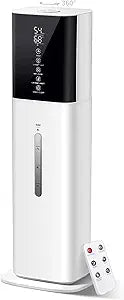2.11Gal Ultrasonic Cool Mist Humidifier with Timer and Humidistat for Large Rooms - Home, Bedroom, Baby, Adults, Plants