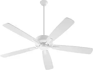 Quorum 4605-8 Ovation 60" Ceiling Fan, Studio White
