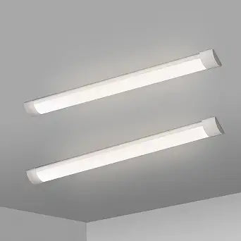KILIPOL 2FT LED Batten Light, Ceiling Surface Mounted Slim LED Tube Lights, 20W 4000K Neutral White for Office, Shop, Garage, Home, 2 Packs