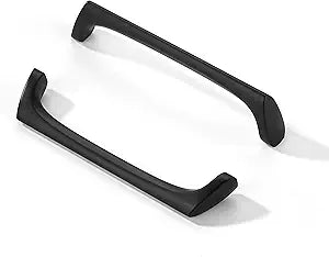 AVICCI 10 Pack Cabinet pulls-5"/128mm Mattle Black Modern Drawer Handles for Kitchen Cabinet Handles Batheroom Drawer Dresser Furniture Handware