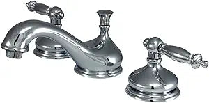 Kingston Brass KS1161TL Templeton Widespread Lavatory Faucet, Polished Chrome