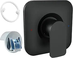 Upgraded T2471BL Replacement for Moen single Lever Handle Shower/Tub Trim Kit,Compatible with Moen Genta LX Posi-Temp 2510/2520/2570/2580/2590 Pressure balanced Valves,Durable Solid Metal,Matte Black