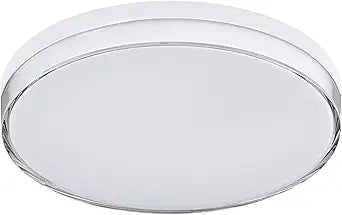 Maxim Lighting Edge 1-Light 11" Flush Mount | Satin Nickel Finish | Clear and Frosted Acrylic Shade | Contemporary Flush Mount Ceiling Light for Bedrooms | 59764CLFTWT