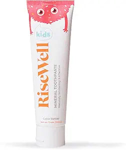 Risewell Kids Cake Batter Hydroxyapatite Toothpaste, 3.4 Ounce (Pack of 1)