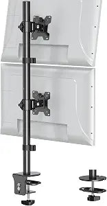 Vertical Dual Monitor Stand for Max 32 "Computer Screen