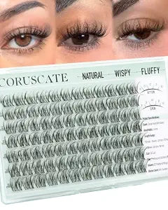 CORUSCATE Wispy Lash Clusters Spider Eyelash Clusters 10-14mm