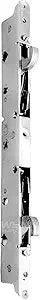 2-Point Double Hook Sliding Door Lock, Center Drive, No Faceplate 9-7/8" | Fix and Repair Sliding Door Mortise Lock Replacement - Stainless Steel