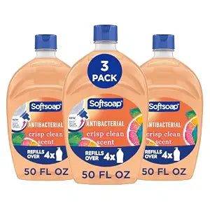 Softsoap Crisp Clean Antibacterial Liquid Hand Soap Refill, 50 fl oz
