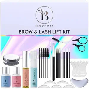 Brow and Lash Lamination Kit - Easy DIY - 2 in 1 At Home Lift Solution