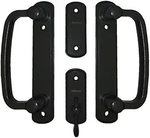 Andersen Albany 2-Panel Gliding Door Hardware Set in Black