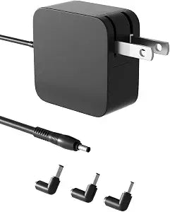 PowerPartnerLink 65W Laptop Charger Compatible with ASUS Vivobook Go Flip 14 15 16 17, Zenbook 13 14 15, ExpertBook, Chromebook C202 C300, 19V 3.42A AC Adapter Replacement, 5.5*2.5mm Round Tip Power