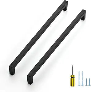 Ravinte Black Cabinet Pulls, 3 Pack 11-1/3 in Kitchen Cabinet Handles