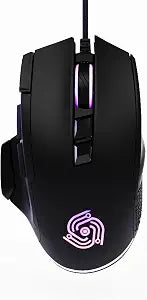 Wired Gaming Mouse  Programmable Mouse with Rapid Fire & Sniper Buttons