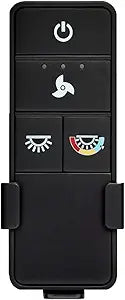 TX028C-S Ceiling Fan Remote Control for Hampton Bay - 3 Speed, Light Dimmer Compatible with TX028C-S, A25-TX028C, A25TX028CS