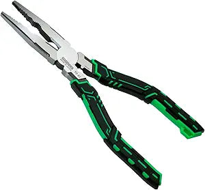 ENGINEER PZ-61 Long Nose Screw Removal Pliers 193mm Multi Functional Stripped Screw Extractor with Wire Cutter & Crimper