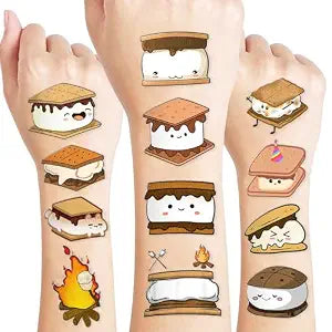 60PCS Cute Sï¿½ï¿½ï¿½ï¿½ï¿½ï¿½ï¿½ï¿½ï¿½mores Temporary 