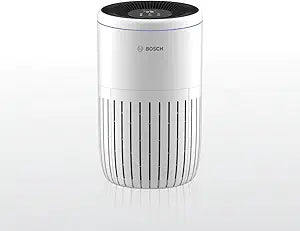BOSCH Air Purifier for Home (Covers, 810-sq ft), 3-in-1 Filter for Pollen, Smoke, Dust, Dander, Outdoor Pollution, Odors, ENERGY STAR, Air 2000, White