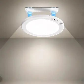 Magnetic Rechargeable Ceiling Light Motion Sensor, Stick on Shower Lights