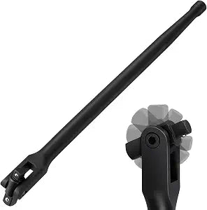 16-Inch Dual Drive Breaker Bar, 3/8" and 1/2" Drive, 360 Rotatable Head with Spring-Loaded Detent Ball