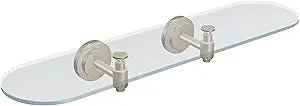 Moen DN0790BN Iso Vanity Glass Shelf, Brushed Nickel