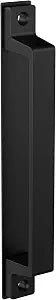 National Hardware Modern Gate Pull, 10 in, Steel, Black with WeatherGuard