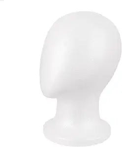 MapofBeauty Holder Hats DIY Wig Head Styrofoam Wig Stand (White)