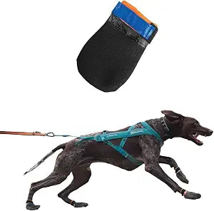 Non-stop Dogwear Paw Protectors for Dogs - Waterproof Dog Boots with Anti-Slip Grip for Hot Pavement, Snow, & Hiking - Flexible Outdoor Dog Booties for Rough Surfaces, 4-Pack, Large