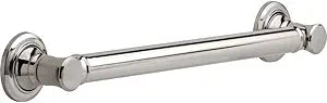 Delta Faucet 41618-PN Wall Mounted 18" ADA Decorative Bath Safety Grab Bar in Polished Nickel