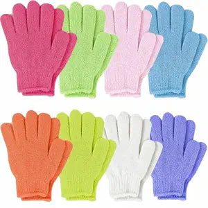 16Pcs Exfoliating Bath Gloves,Exfoliate Bath Shower Gloves, Hand Body Scrub Mitt