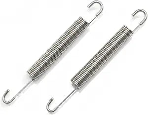 6-1/2 Inch Replacement Recliner Sofa Chair Mechanism Tension Springs, Heavy Duty Stainless Steel Chaise Lounge Springs, Compatible with La-Z-Boy/Flexsteel/Ashley Recliners, recliner springs, 2-Pack.