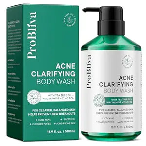 ProBliva Salicylic Acid Acne Body Wash for Back & Chest, 16.9 Fl Oz