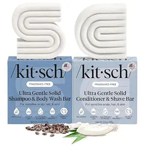 Kitsch Ultra Sensitive Fragrance-Free Bar Soap for Sensitive Skin & Scalp