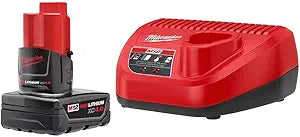 Milwaukee Electric - M12 REDLITHIUM XC4.0 Starter KIT
