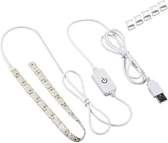 Sewing Machine Light Strip, 11.8inch DC5V Flexible LED USB Sewing Light, Clean White Lights Compatible with Brother, Janome, Babylock, Pfaff Dimmable, Power Cord, and Clips Included