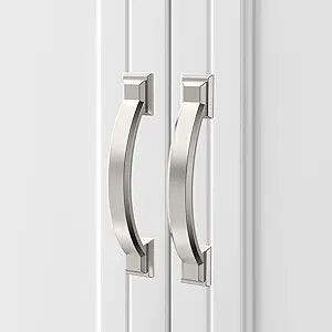 Asidrama 20 Pack 3 Inch(76mm) Brushed Satin Nickel Kitchen Cabinet Handles, Cabinet Pulls Kitchen Cabinet Hardware for Cupboard Drawer Pulls