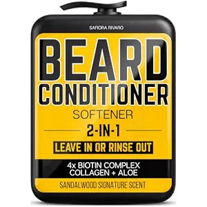 Leave In Beard Conditioner & Softener for Men with Biotin for Beard Growth