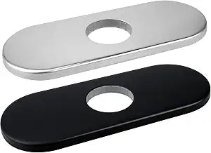Sink Faucet Hole Cover Deck Plate, for 1 or 3 Hole Bathroom and Kitchen