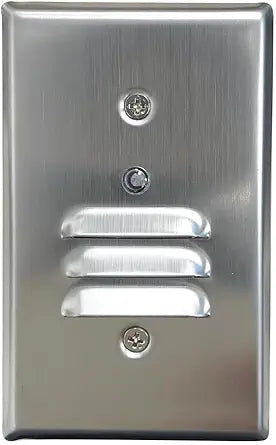 Nora (Brushed Nickel, Louver w/Photocell)