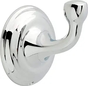 Delta Single Towel Hook for Bathroom or Kitchen| Polished Chrome | Windemere Accessories