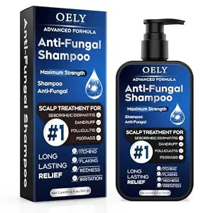 Antifungal Shampoo for Seborrheic Dermatitis, Folliculitis - Fresh